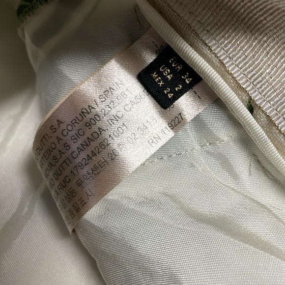 Massimo dutti 100% linen cropped pant - Picture 3 of 9